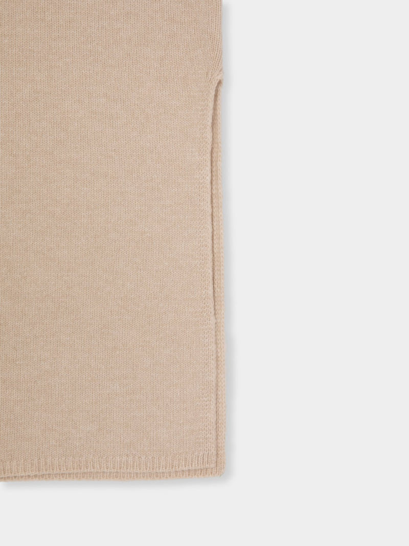 Moani - Korean Women Fashion - #womensfashion - Wool Cashmere Slit Long Skirt - 3