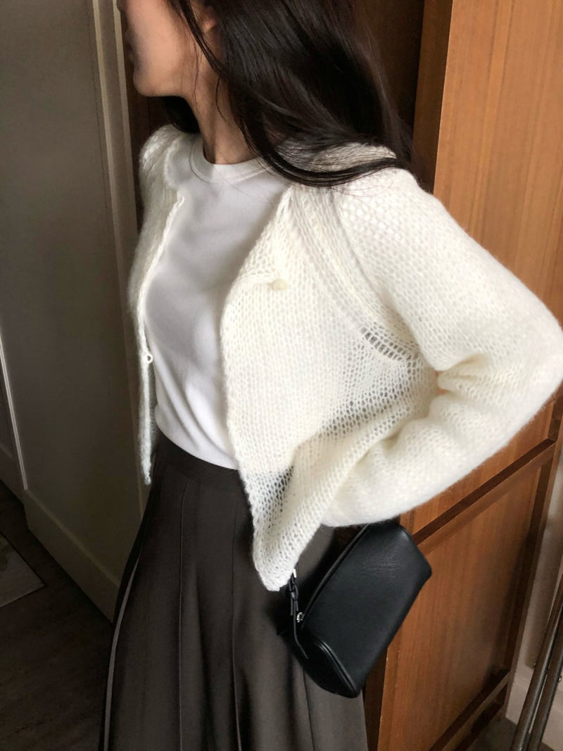Moani - Korean Women Fashion - #womensfashion - Kid Mohair Two Way Cardigan - 10