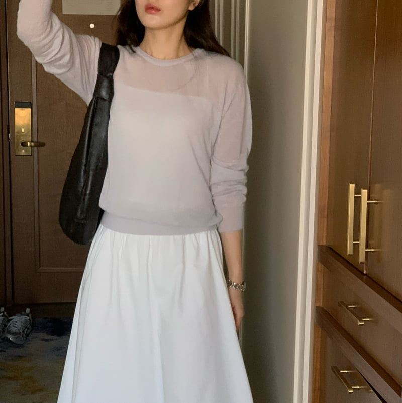 Moani - Korean Women Fashion - #womensfashion - Baby Alpaca O Neck Knit