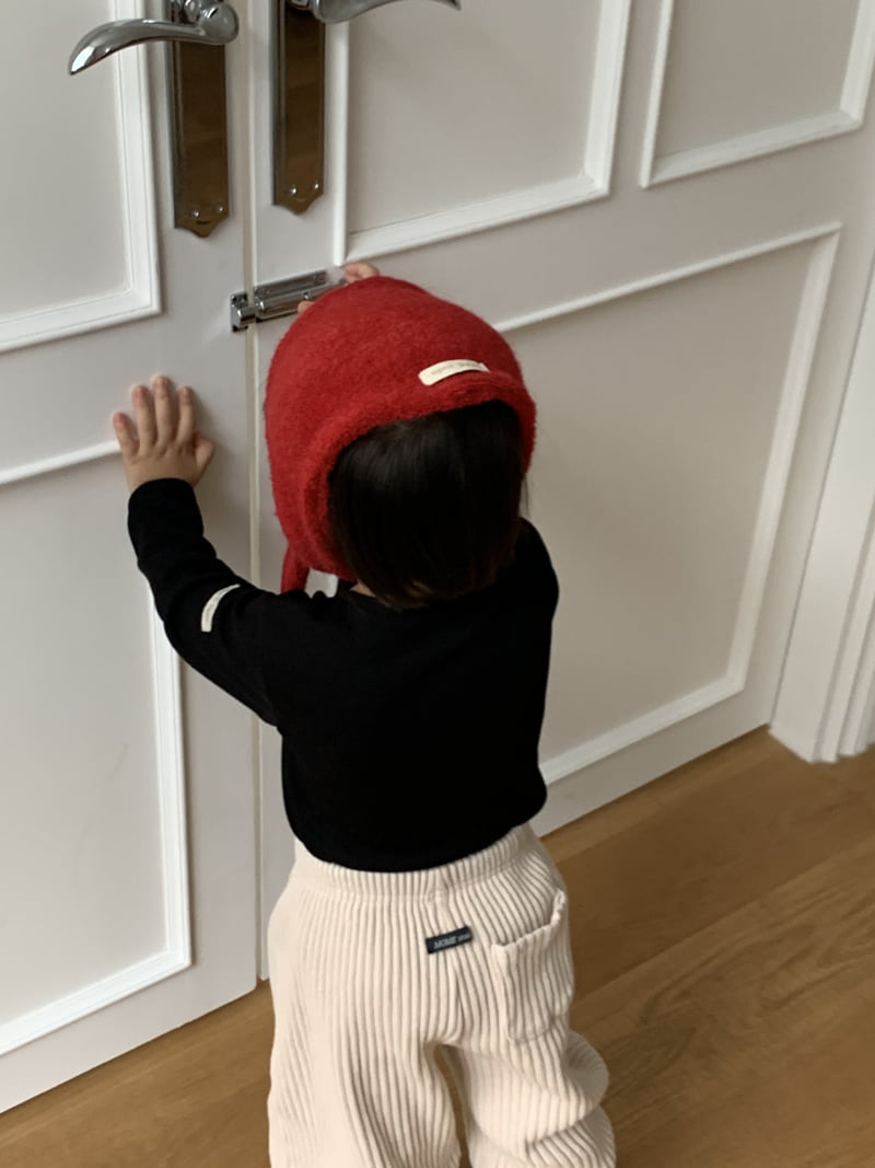 Mome - Korean Baby Fashion - #babyboutique - Soft Ribbed Tee - 6