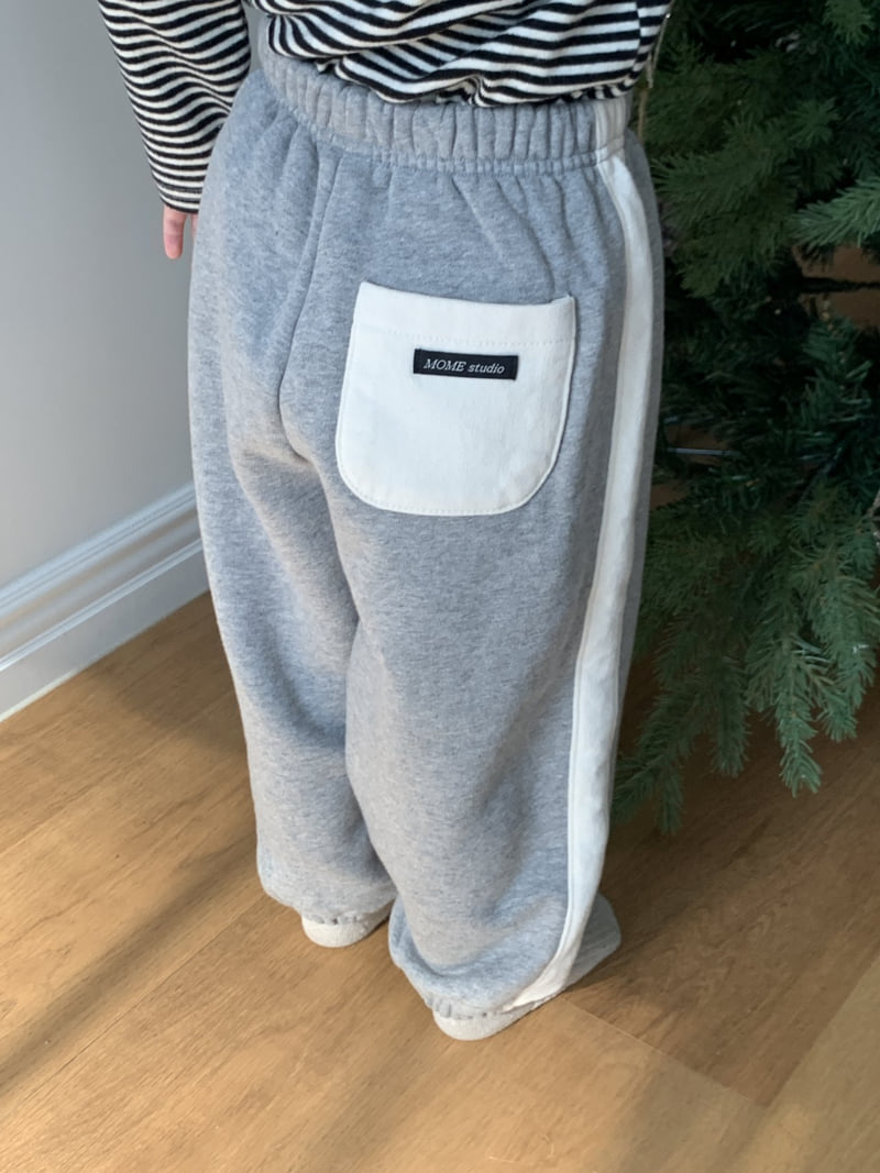 Mome - Korean Baby Fashion - #babyboutiqueclothing - Cozy Line Fleece Pants - 9