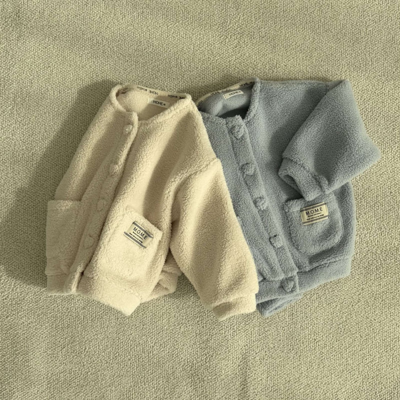 Mome - Korean Baby Fashion - #babyboutiqueclothing - Vanilla Button Jacket - 3