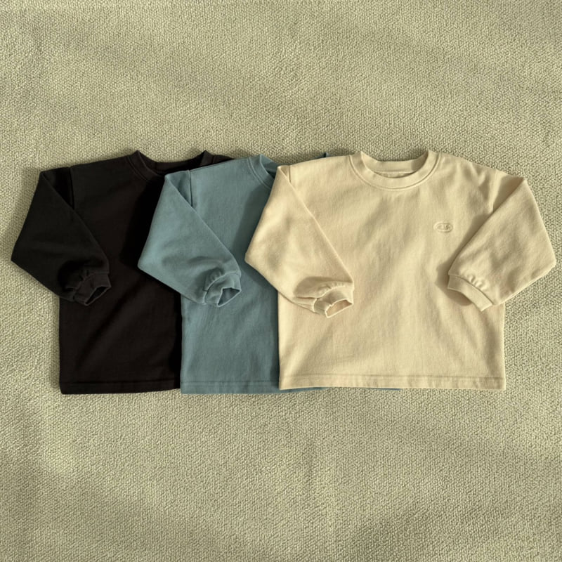 Mome - Korean Baby Fashion - #babyboutiqueclothing - Warm Peach Daily Tee