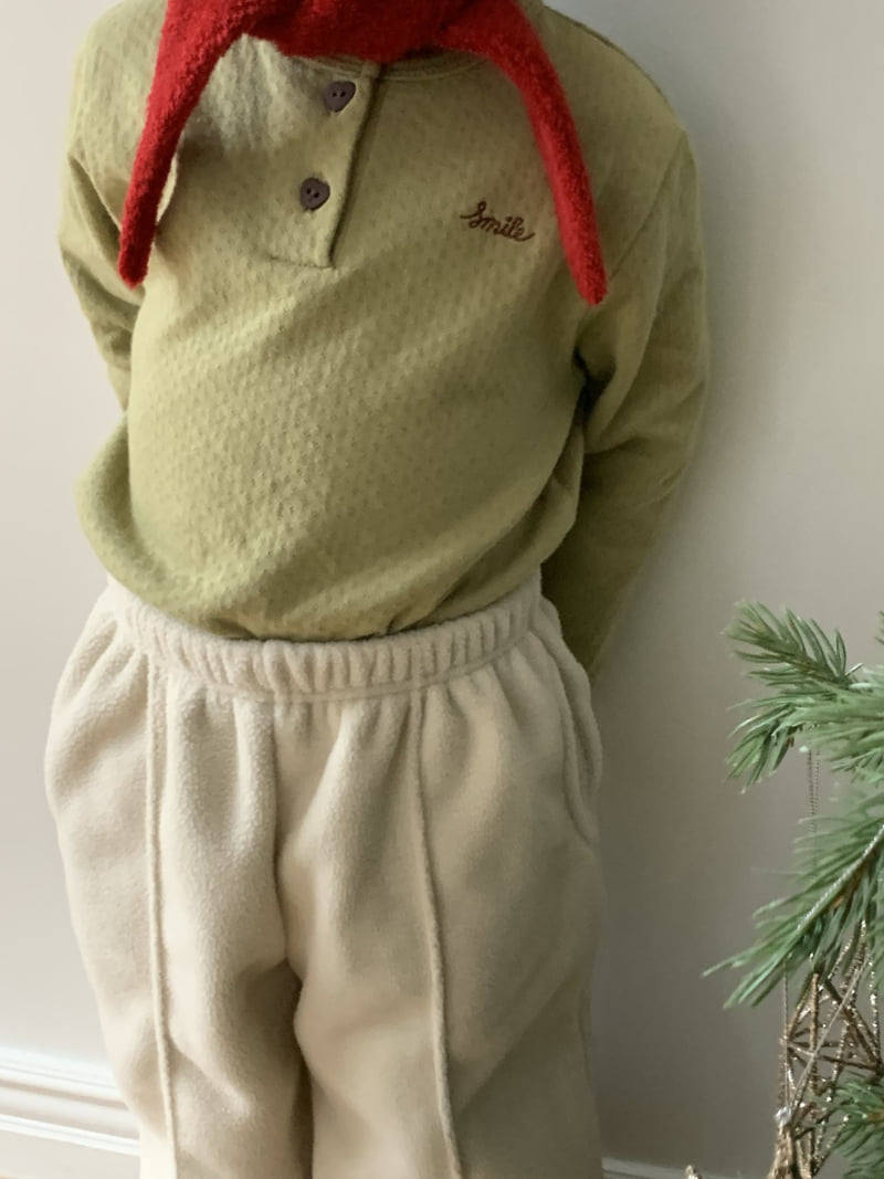 Mome - Korean Baby Fashion - #babyboutiqueclothing - Heart Button Soft Tee - 11