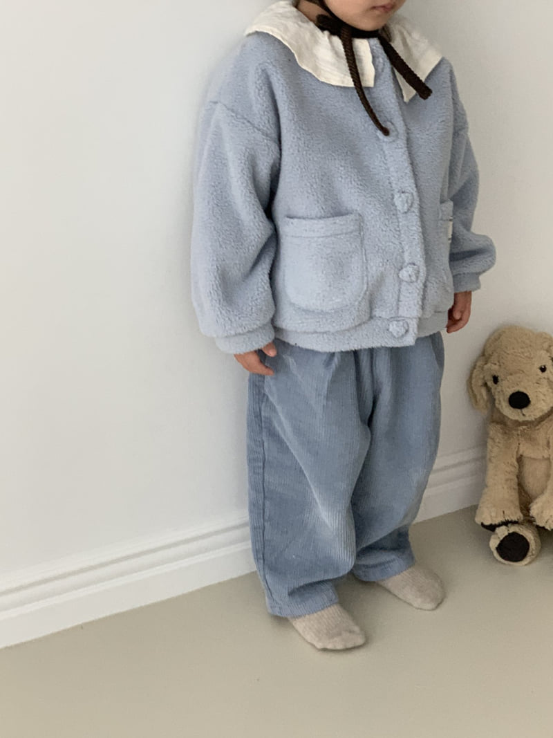 Mome - Korean Baby Fashion - #babyclothing - Teddy Brushed Corduroy Pants - 11