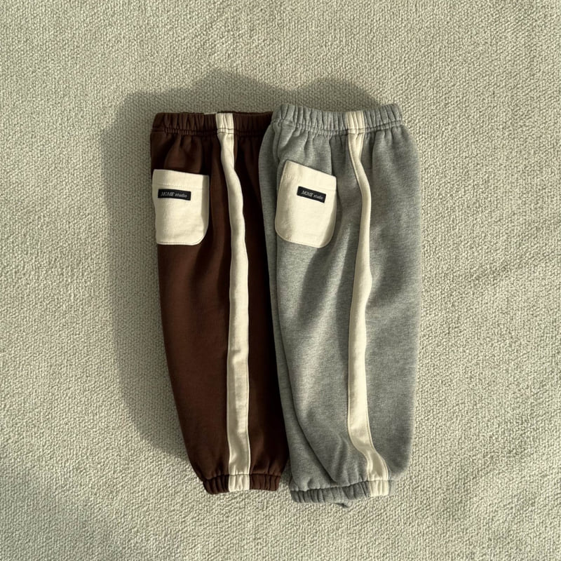 Mome - Korean Baby Fashion - #babyclothing - Cozy Line Fleece Pants - 10