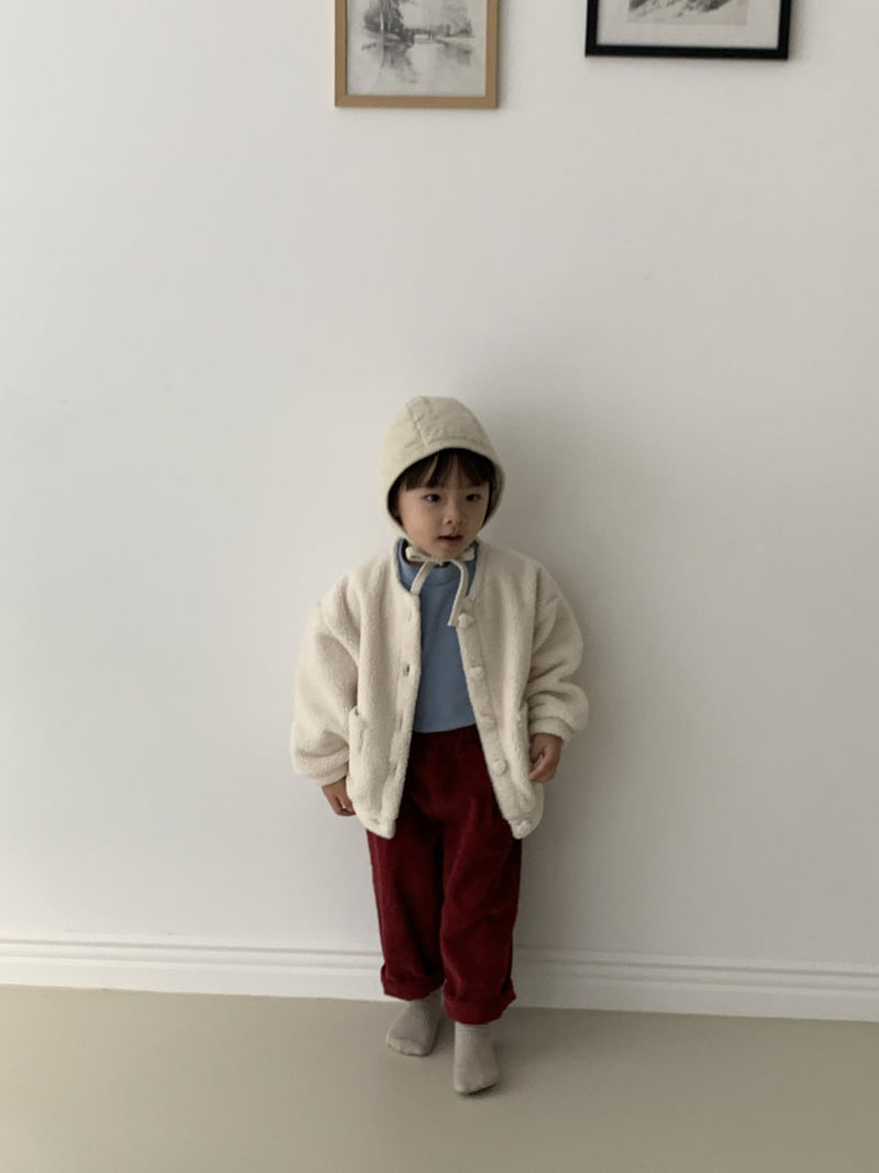 Mome - Korean Baby Fashion - #babyfashion - Teddy Brushed Corduroy Pants - 12