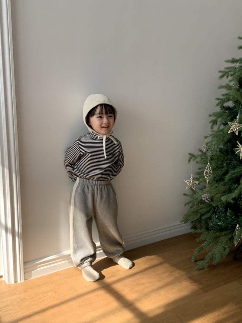 Mome - Korean Baby Fashion - #babyfashion - Cozy Line Fleece Pants - 11
