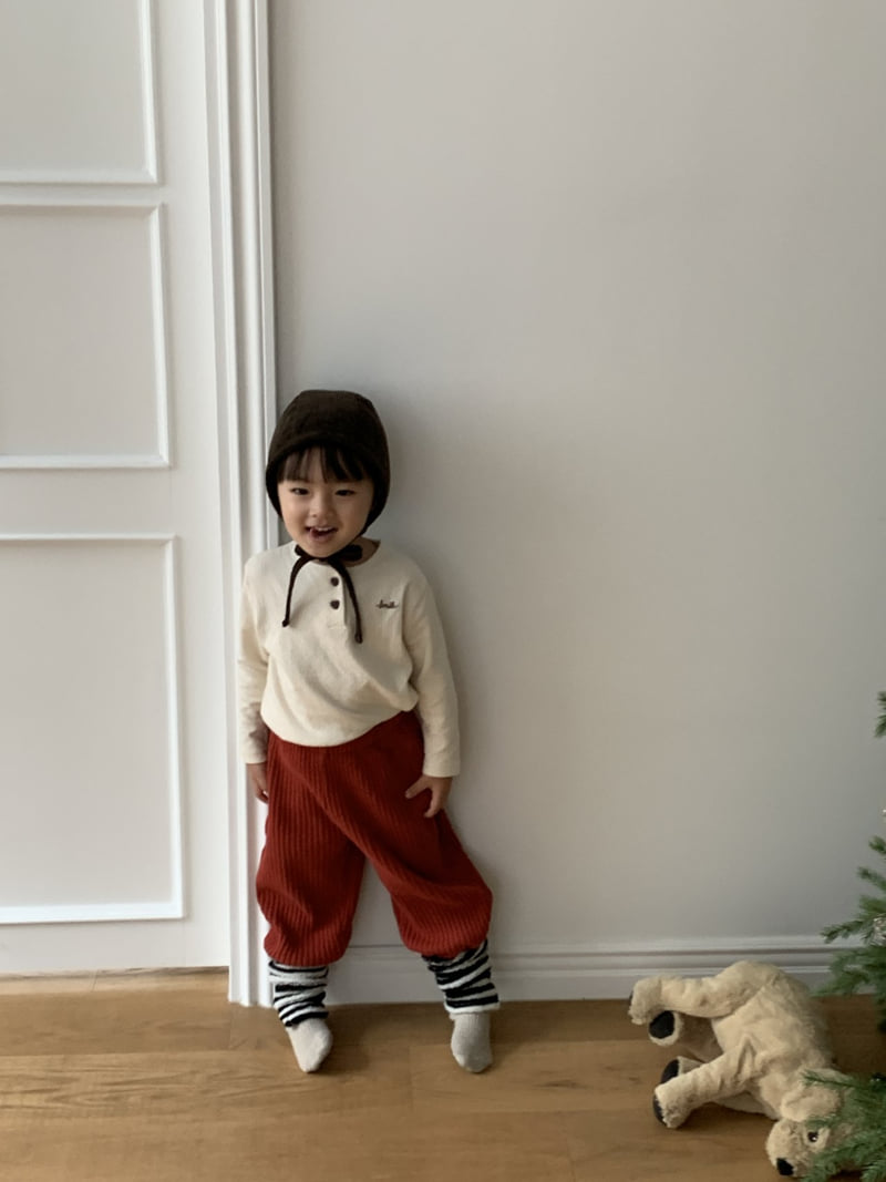 Mome - Korean Baby Fashion - #babyclothing - Soft Brushed Jogger Pants - 4