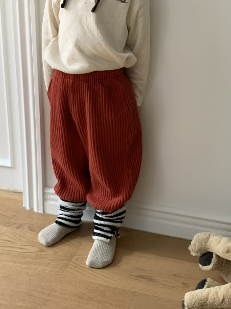 Mome - Korean Baby Fashion - #babyfever - Soft Brushed Jogger Pants - 5