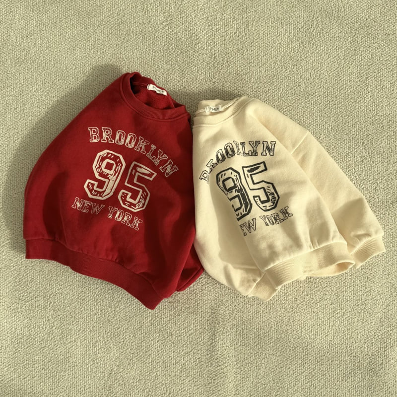 Mome - Korean Baby Fashion - #babyfever - NY Fleece Sweatshirt - 3