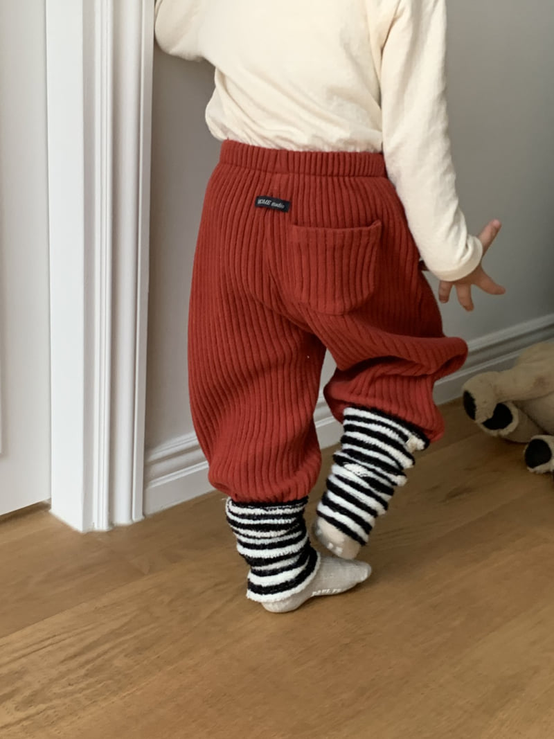 Mome - Korean Baby Fashion - #babygirlfashion - Soft Brushed Jogger Pants - 6