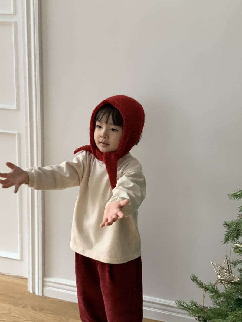 Mome - Korean Baby Fashion - #babygirlfashion - Warm Peach Daily Tee - 5