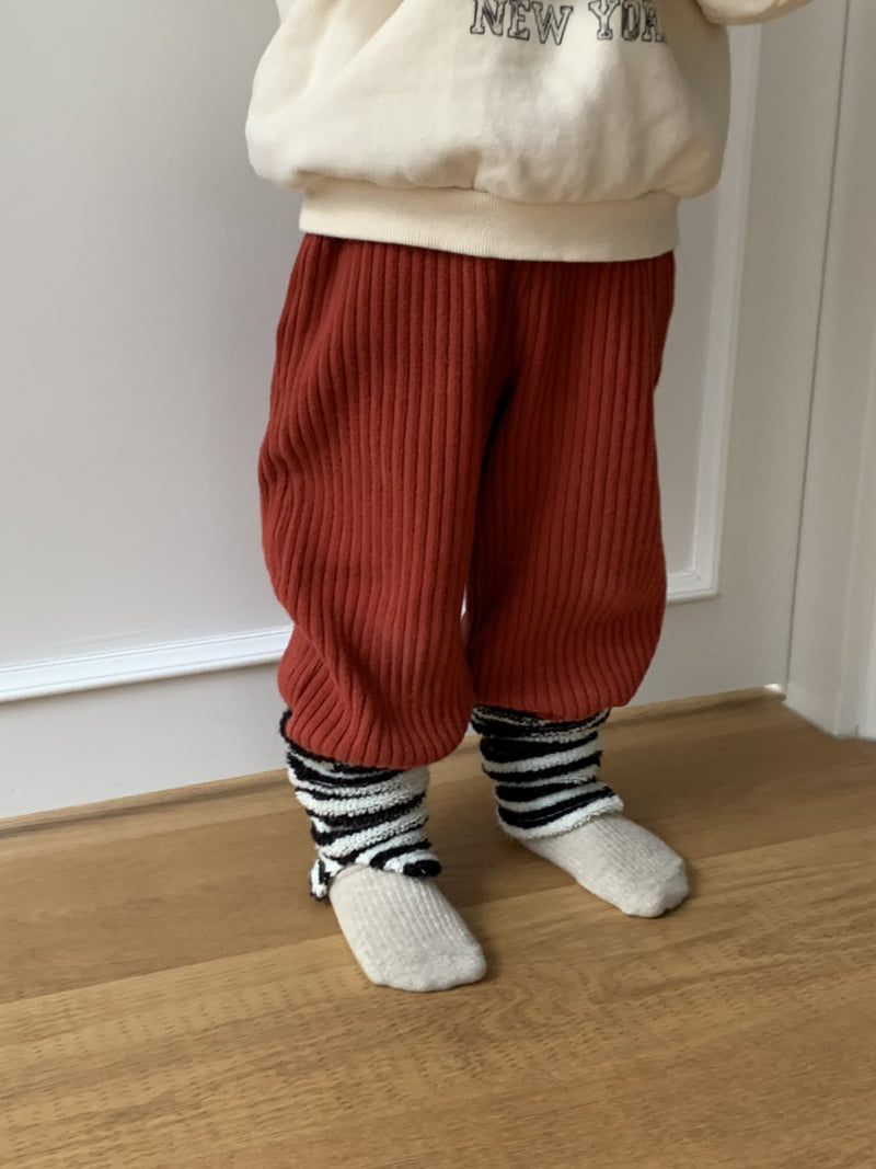 Mome - Korean Baby Fashion - #babylifestyle - Soft Brushed Jogger Pants - 7