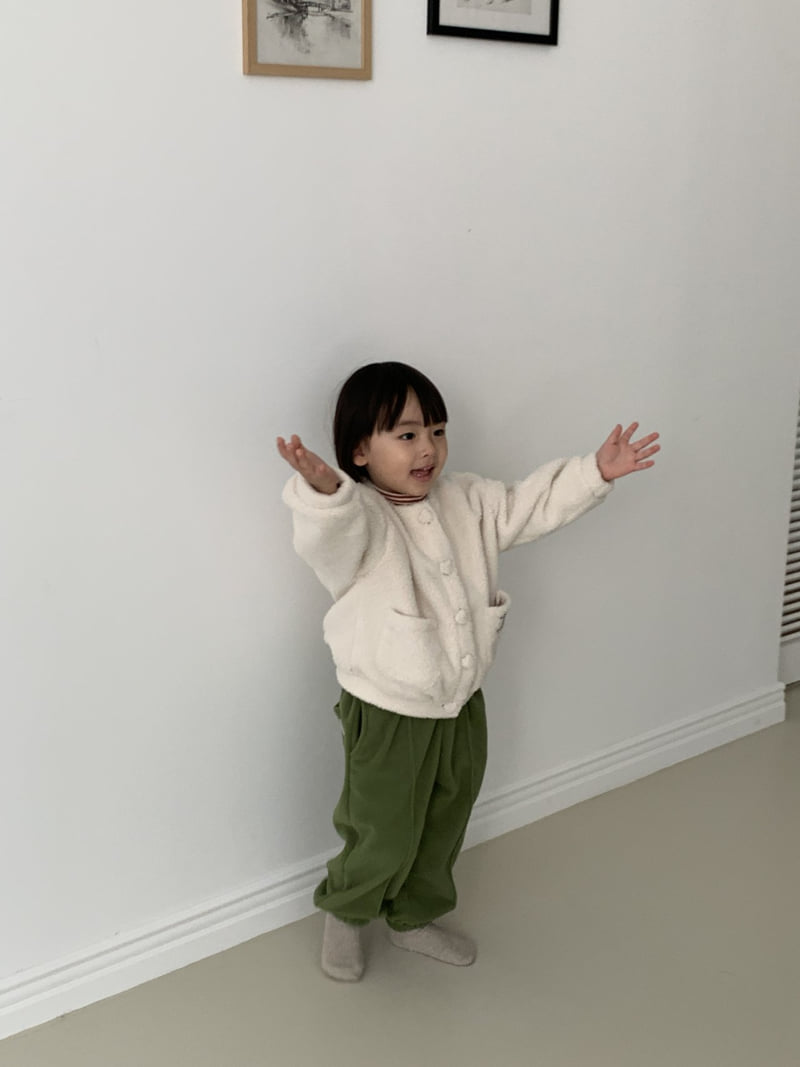 Mome - Korean Baby Fashion - #babyoninstagram - Vanilla Button Jacket - 9