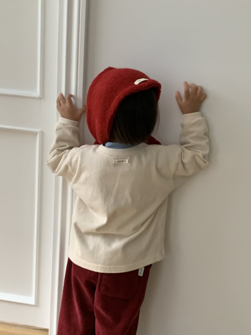 Mome - Korean Baby Fashion - #babyootd - Warm Peach Daily Tee - 8