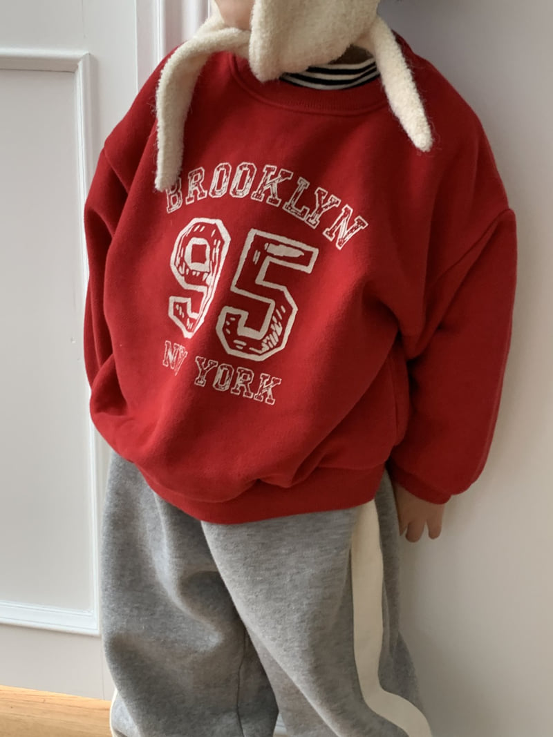 Mome - Korean Baby Fashion - #babyootd - NY Fleece Sweatshirt - 7