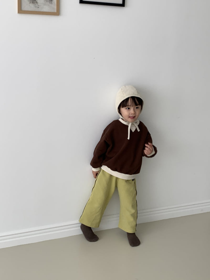 Mome - Korean Baby Fashion - #babyootd - Triangle Fleece Sweatshirt - 5