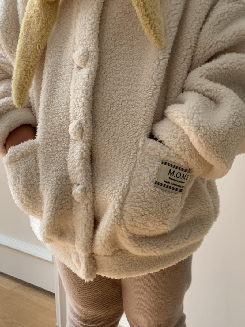 Mome - Korean Baby Fashion - #babyoutfit - Vanilla Button Jacket - 12