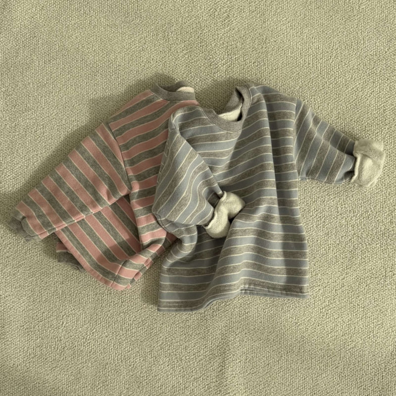 Mome - Korean Baby Fashion - #babyoutfit - Roro Fleece Tee - 3