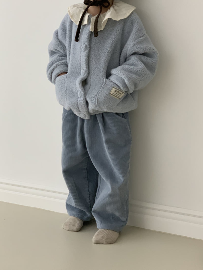 Mome - Korean Baby Fashion - #babywear - Teddy Brushed Corduroy Pants - 5