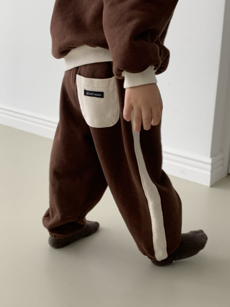 Mome - Korean Baby Fashion - #babyoutfit - Cozy Line Fleece Pants - 4