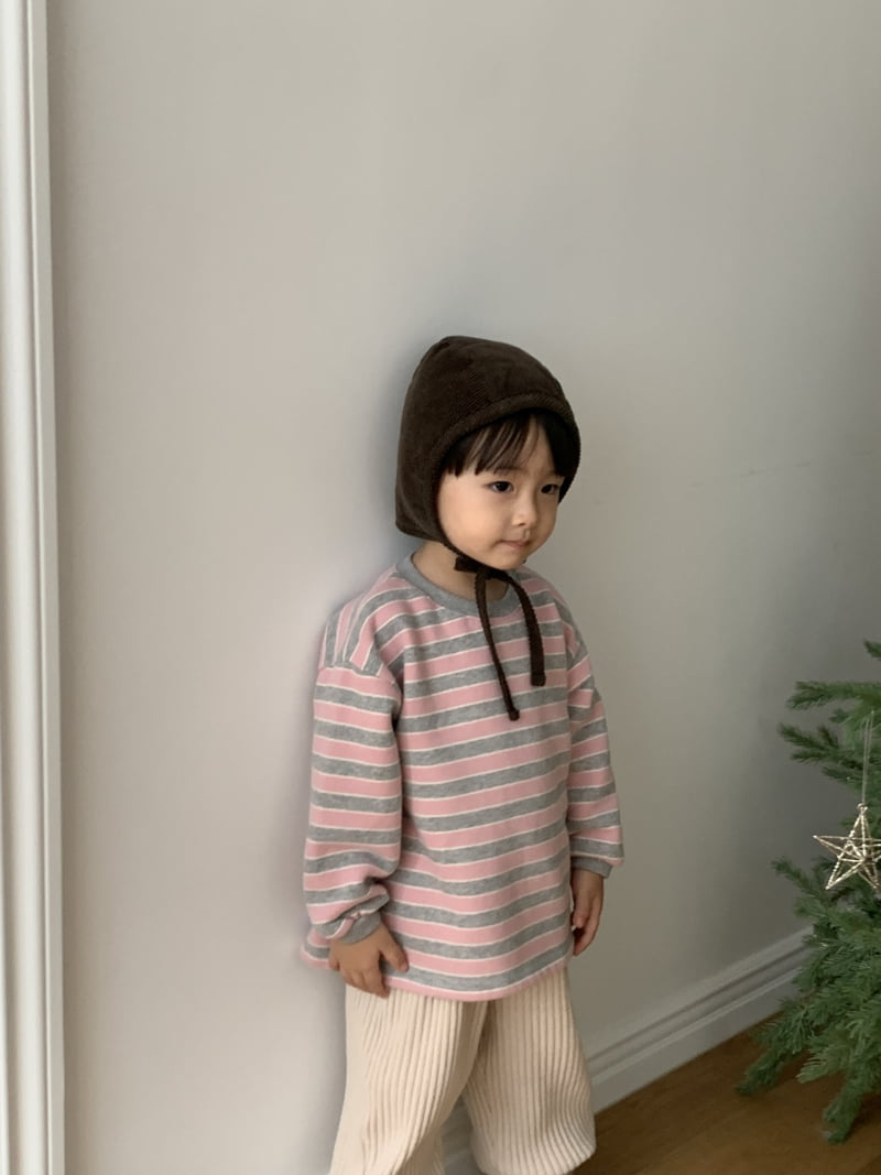 Mome - Korean Baby Fashion - #babyoutfit - Roro Fleece Tee - 4