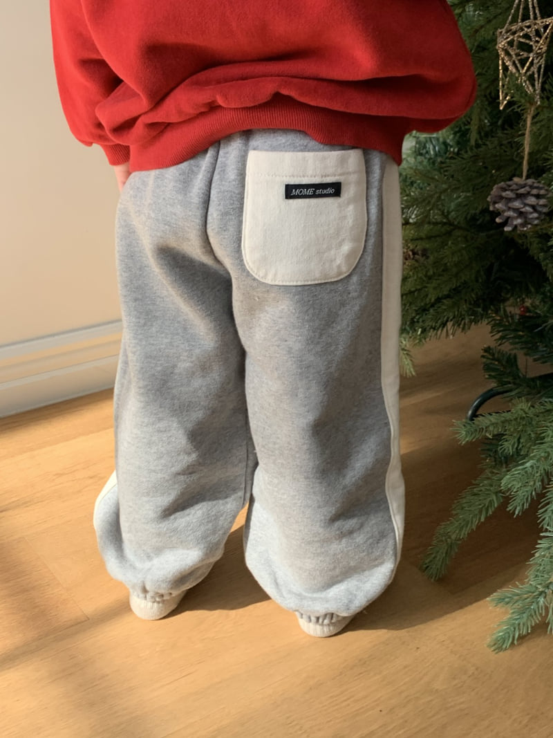 Mome - Korean Baby Fashion - #onlinebabyboutique - Cozy Line Fleece Pants - 5
