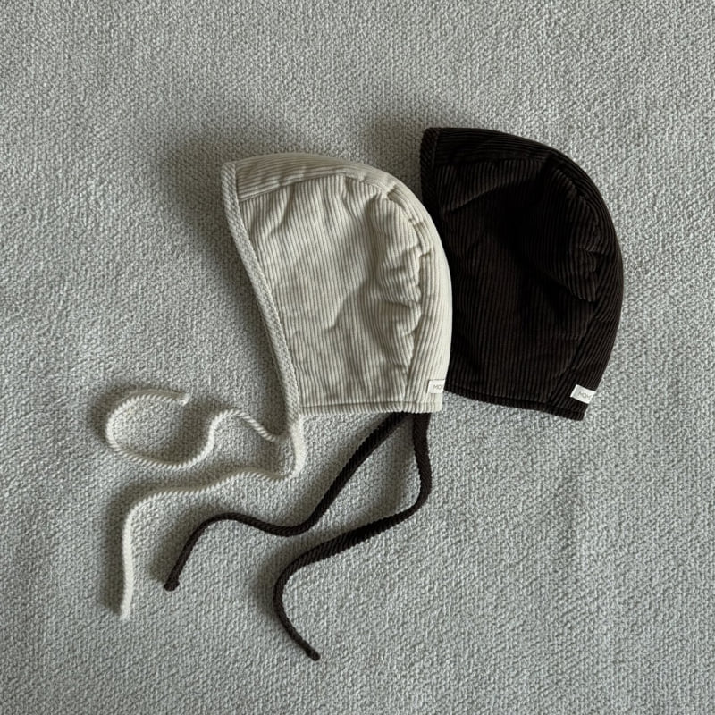 Mome - Korean Baby Fashion - #onlinebabyboutique - Round Padded Bonnet