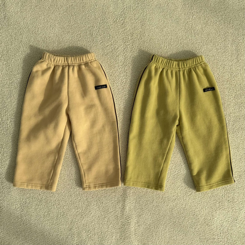 Mome - Korean Baby Fashion - #onlinebabyboutique - Chewy Fleece Pants - 6