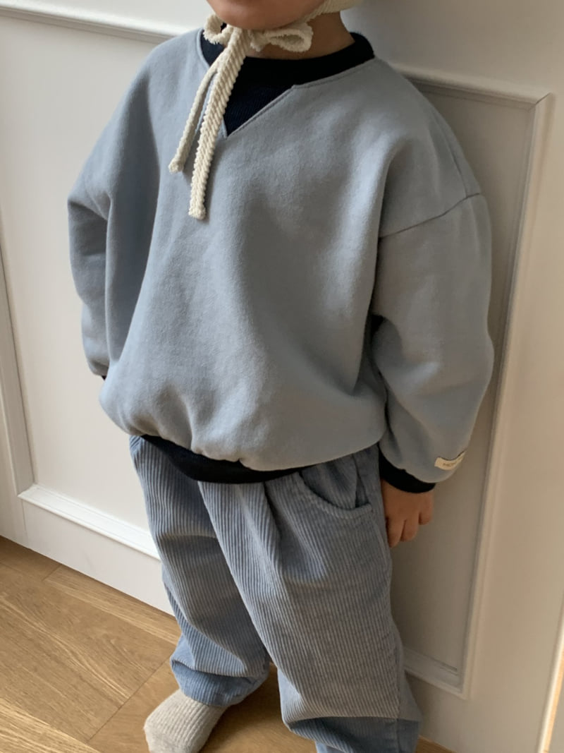 Mome - Korean Baby Fashion - #onlinebabyshop - Triangle Fleece Sweatshirt - 10