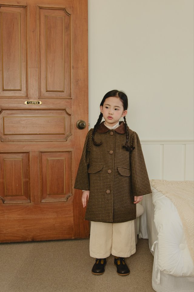 Mon Atelier - Korean Children Fashion - #Kfashion4kids - Scotland Coat - 3