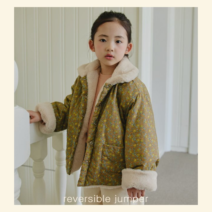 Mon Atelier - Korean Children Fashion - #Kfashion4kids - Reversible Jacket