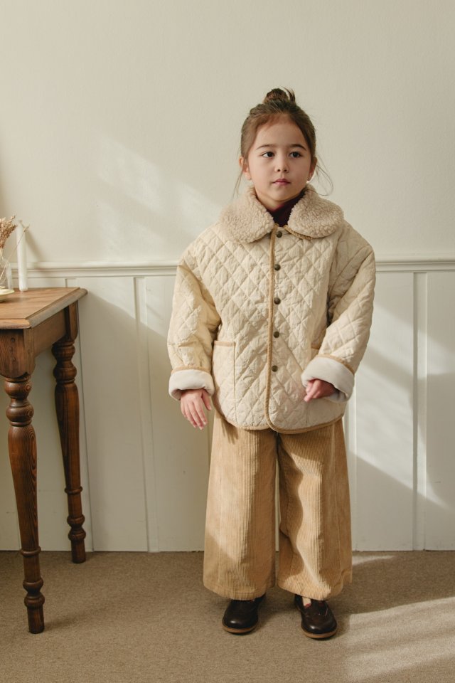 Mon Atelier - Korean Children Fashion - #stylishchildhood - Classic Quilted Jacket - 4