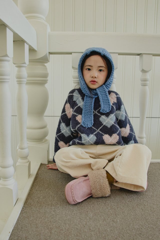 Mon Atelier - Korean Children Fashion - #childofig - Heart Pullover - 3