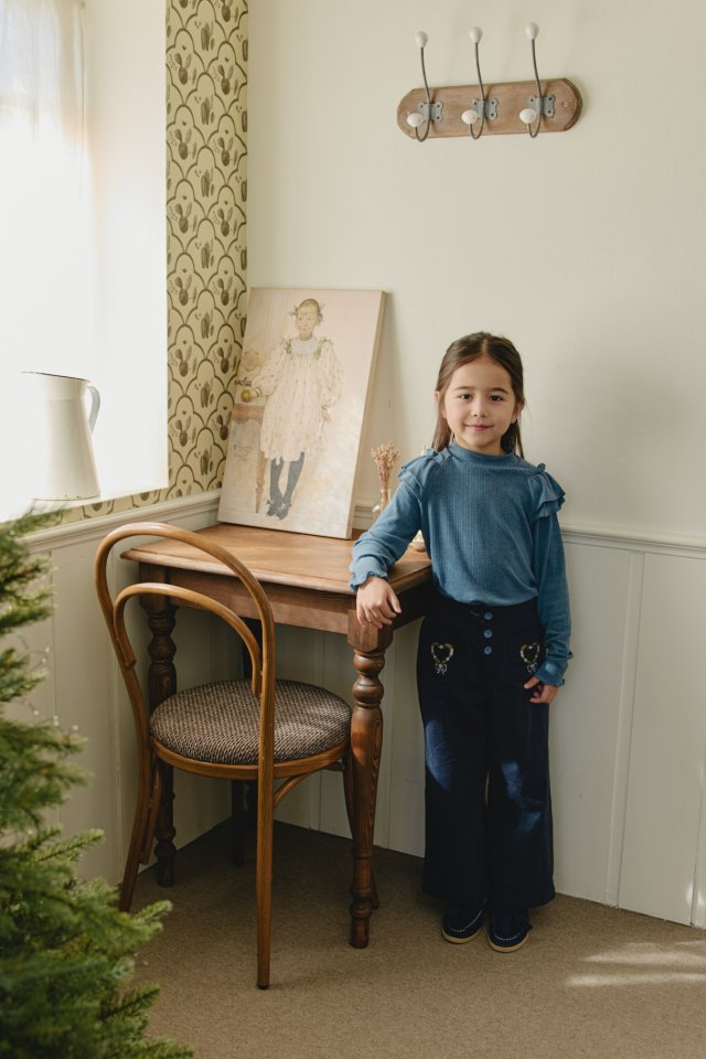 Mon Atelier - Korean Children Fashion - #childofig - Brushed Bouquet Pants - 10