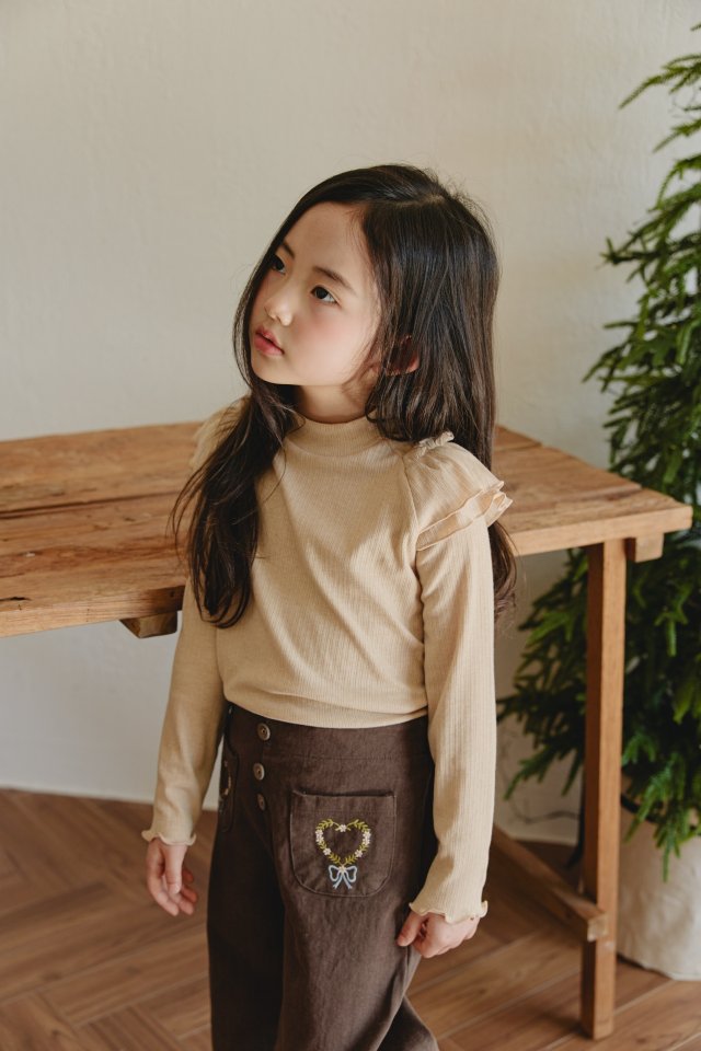 Mon Atelier - Korean Children Fashion - #childofig - Brushed Bouquet Pants - 9