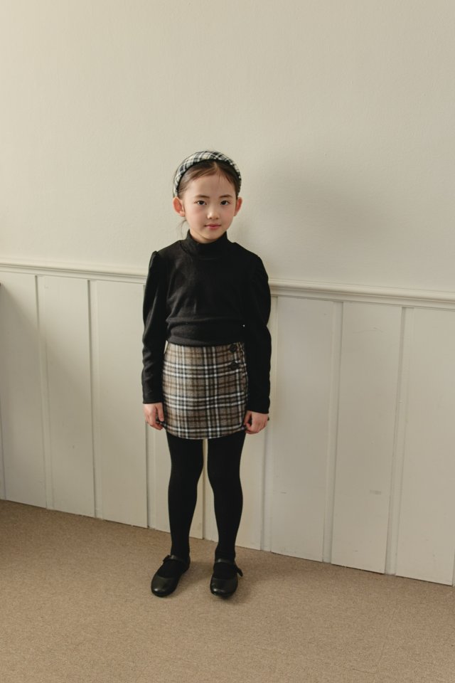 Mon Atelier - Korean Children Fashion - #childofig - Check Wrap Pants - 3