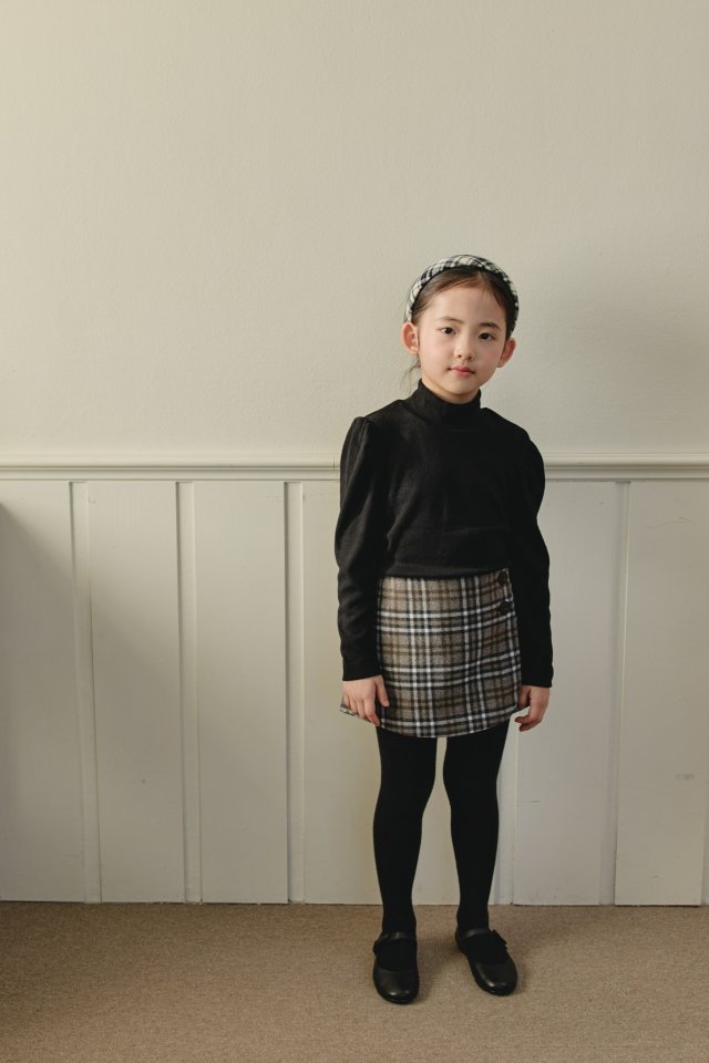 Mon Atelier - Korean Children Fashion - #childofig - Check Wrap Pants - 4