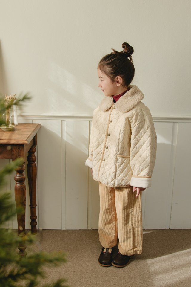 Mon Atelier - Korean Children Fashion - #childrensboutique - Classic Quilted Jacket - 5