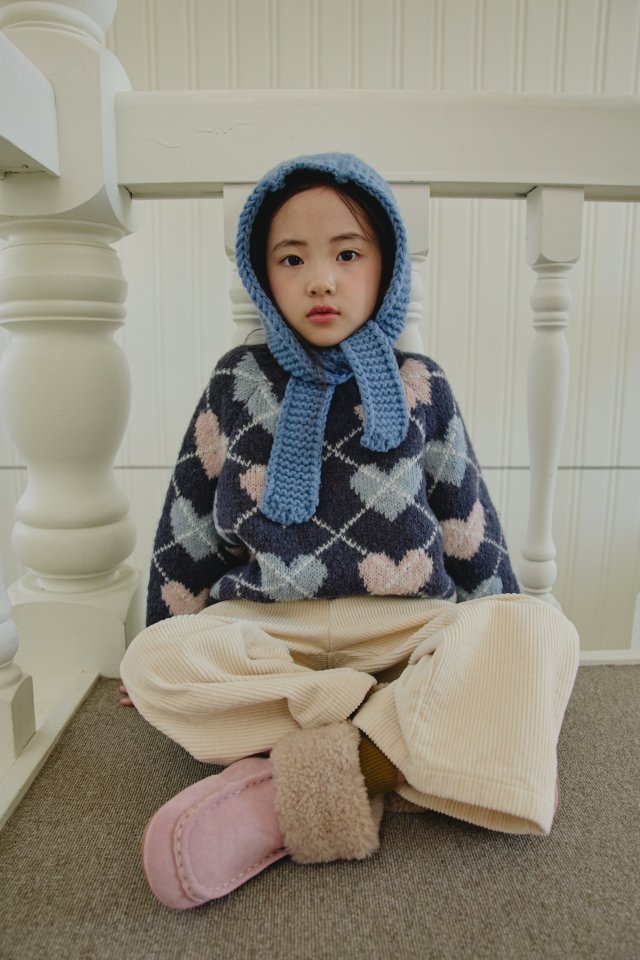 Mon Atelier - Korean Children Fashion - #childofig - Heart Pullover - 4