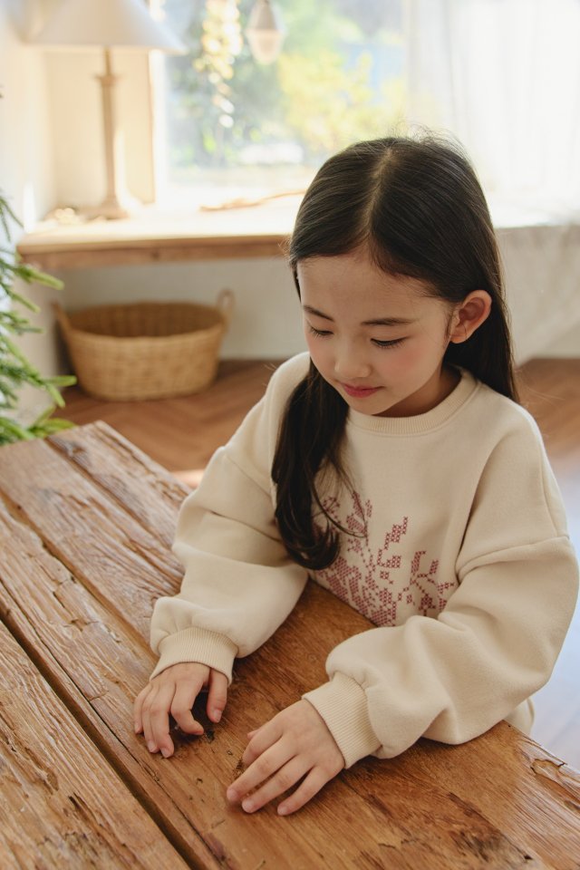 Mon Atelier - Korean Children Fashion - #childrensboutique - Rose Sweatshirt - 6