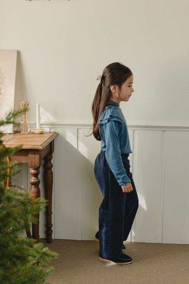 Mon Atelier - Korean Children Fashion - #designkidswear - Brushed Bouquet Pants - 12