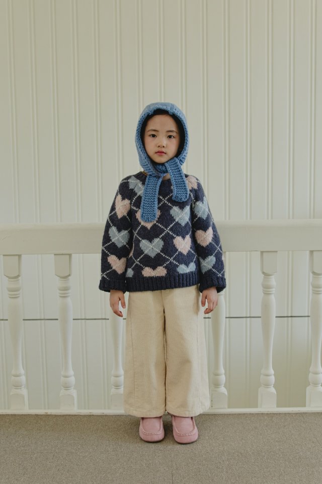 Mon Atelier - Korean Children Fashion - #discoveringself - Heart Pullover - 6