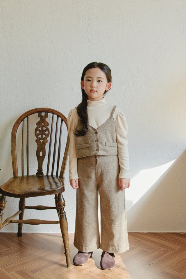 Mon Atelier - Korean Children Fashion - #discoveringself - Herringbone Pants - 3