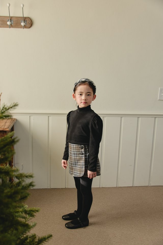 Mon Atelier - Korean Children Fashion - #kidsshorts - Check Headband - 11