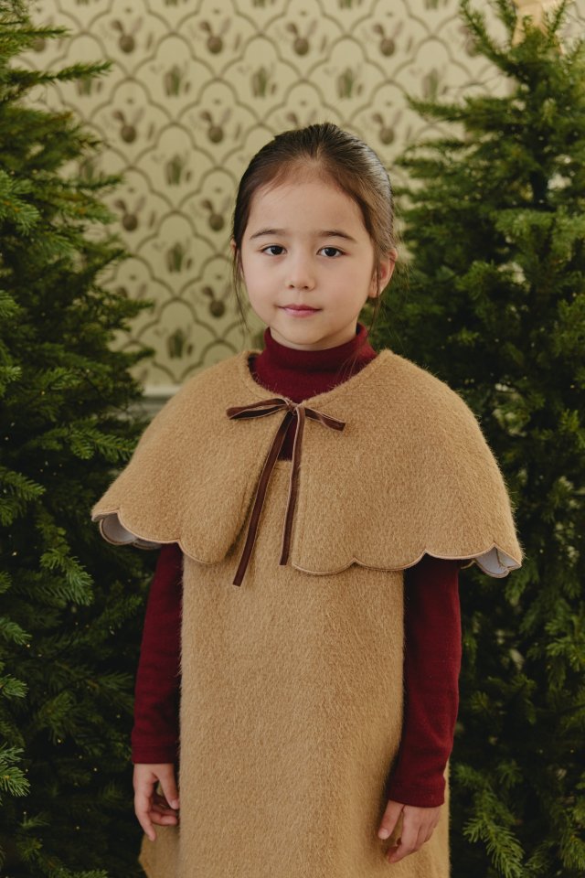 Mon Atelier - Korean Children Fashion - #kidsshorts - Brushed Turtleneck Tee - 7