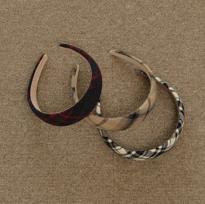 Mon Atelier - Korean Children Fashion - #kidsstore - Check Headband - 12