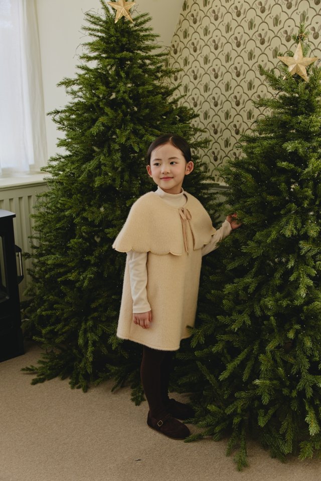 Mon Atelier - Korean Children Fashion - #kidsstore - Scallop Set One-piece - 3