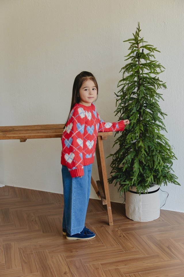 Mon Atelier - Korean Children Fashion - #kidzfashiontrend - Heart Pullover - 10
